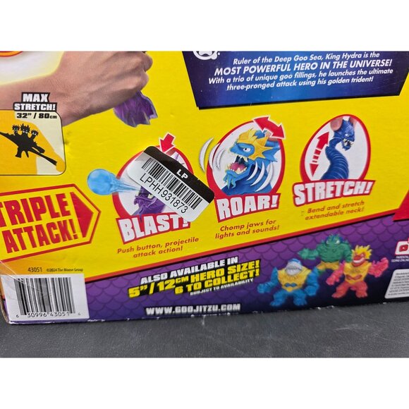 Heroes Of Goo Jit Zu Deep Goo Sea King Hydra 3-In-1 Goo Power Triple Action Toy - Picture 11 of 11